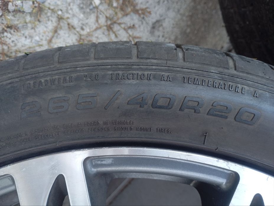 20" цола джанти Ауди  с гуми