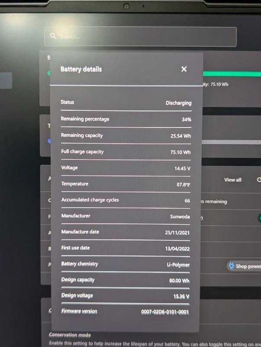 Laptop gaming Lenovo Legion 5 Pro 1TB SSD RTX3060 6GB Intel i7 32GBRAM