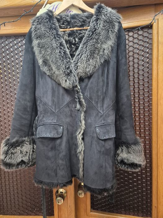 Cojoc piele și blana naturala dama