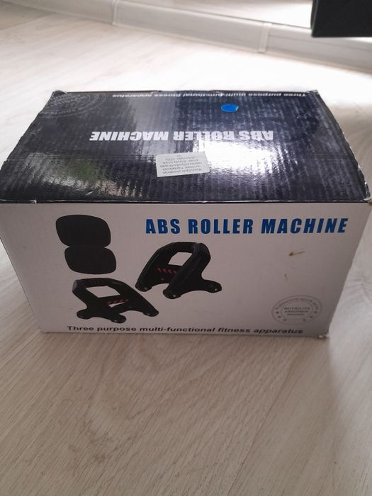 Тренажёр для отжимания пресса, ролик + спандер. Эффективно развивает.