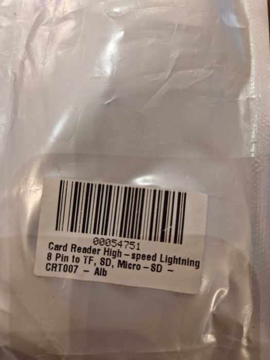 Cititor carduri SD si microSD, iphone