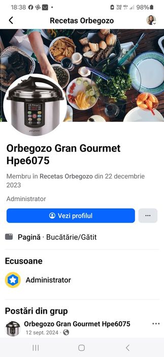 Oală sub presiune Orbegozo HPE 6075, pentru gătire rapidă și usoara