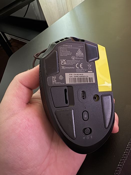 Mouse Corsair Scimitar Elite Wireless SE Yellow/Black