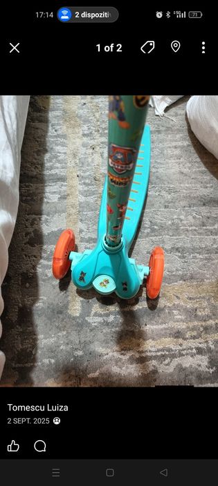Trotineta pentru copiii