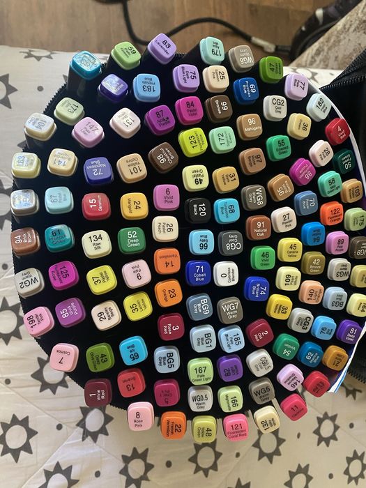 Продам Маркера фламастеры 120 штук Mark miki