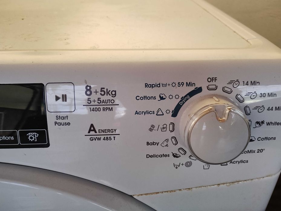 Пералня със сушилня Candy GVW 485T-S, 8 кг пране/5 кг сушене