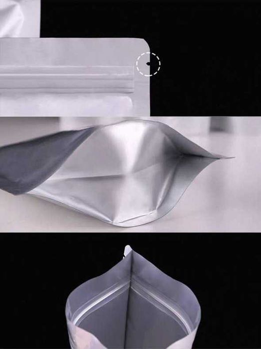 Металлизированные  Дой Пак пакеты   (Doy Pack) zip lock