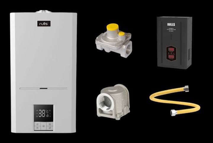 Двухконтурный газовый котёл Rulls 18 kW комплект