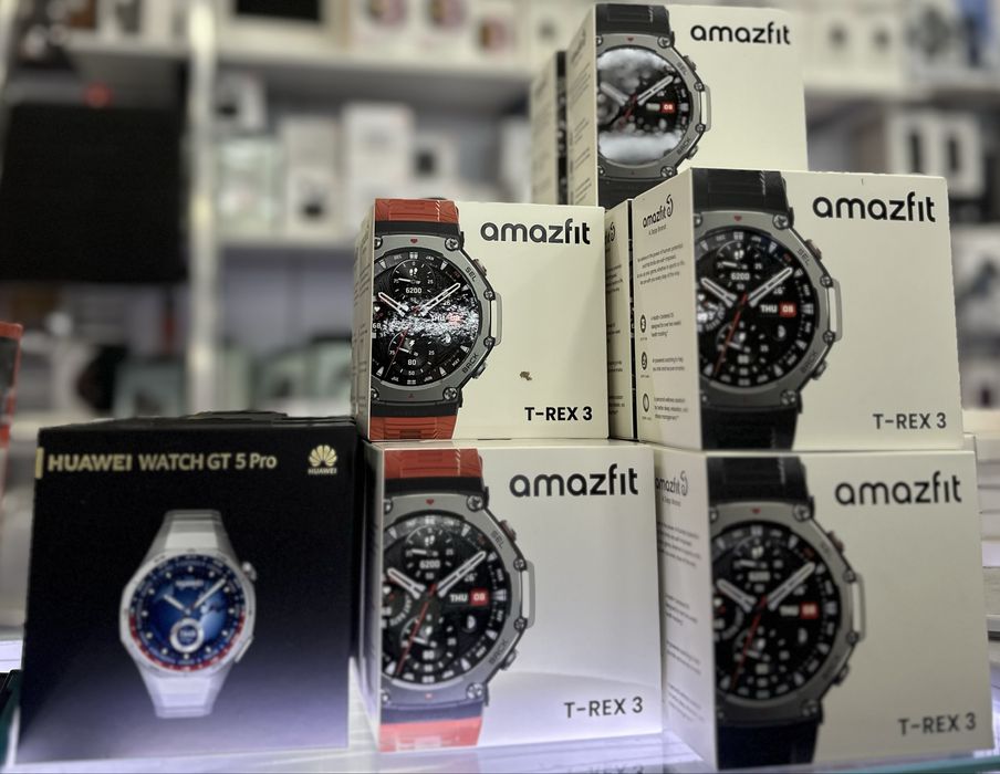 Новые Смарт Часы Amazfit T-REX 3 Оригинал! Бесплатная Доставка!