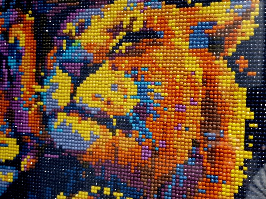 Tablou handmade Diamond Painting Leu și Leoaică