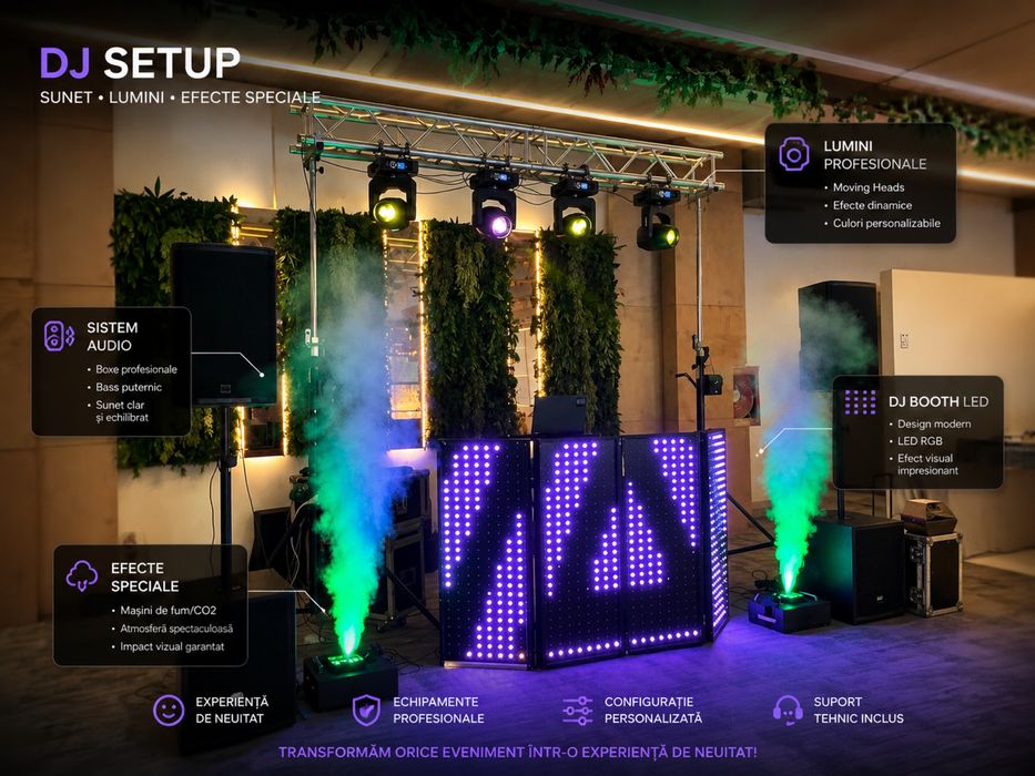 Dj / MC Nunta Dj Botez , dj evenimente, dj bucuresti, lumini,