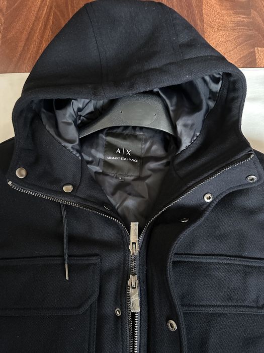 Palton,haina amestec lana,Armani Exchange,marime M-L