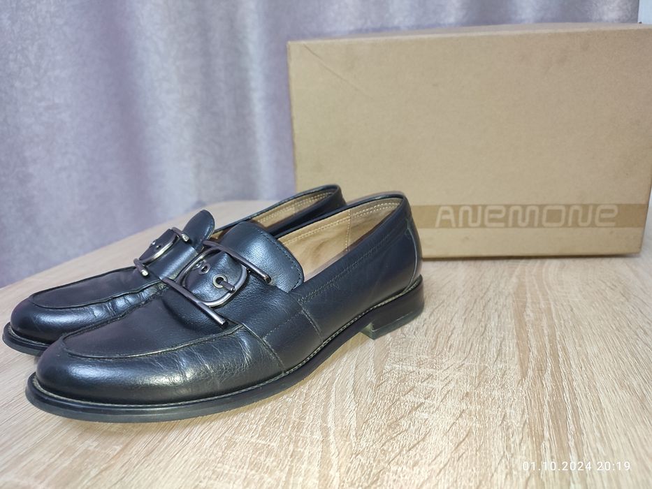 Кожаные лоферы 36 размера