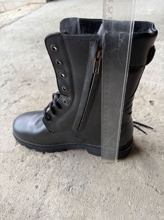 Bocanci militari iarna piele 100%