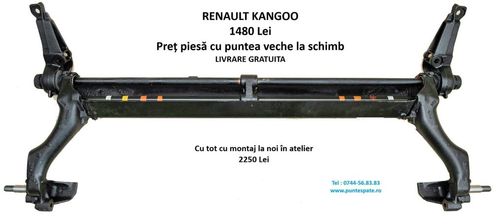 Punte Spate Renault Kangoo, Livrare Gratuita