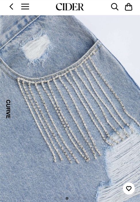 Cider къси дънкови панталонки