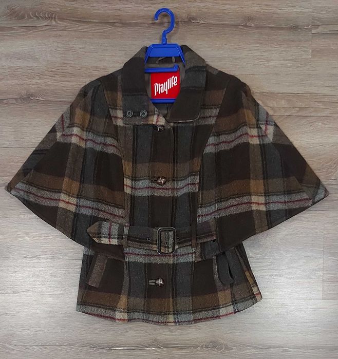 Дамско късо палто от вълна, размер М