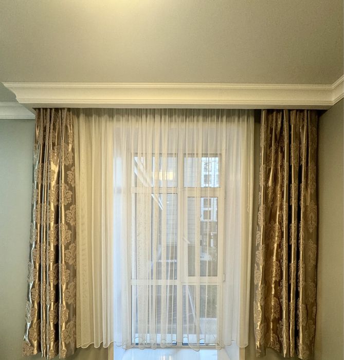 Штор с тюлем