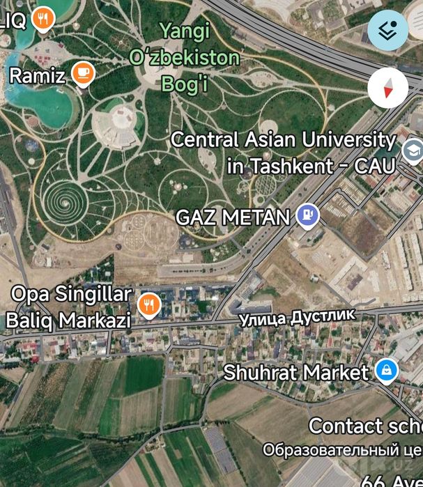 Park Yangi oʻzbekiston 1-xona 40kv ,Парк Новый Узбекистан 1/5/5 40кв