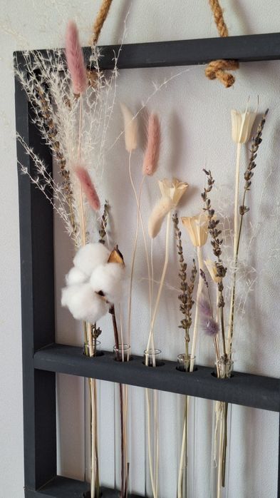 Интерьерные композиции из сухоцветов