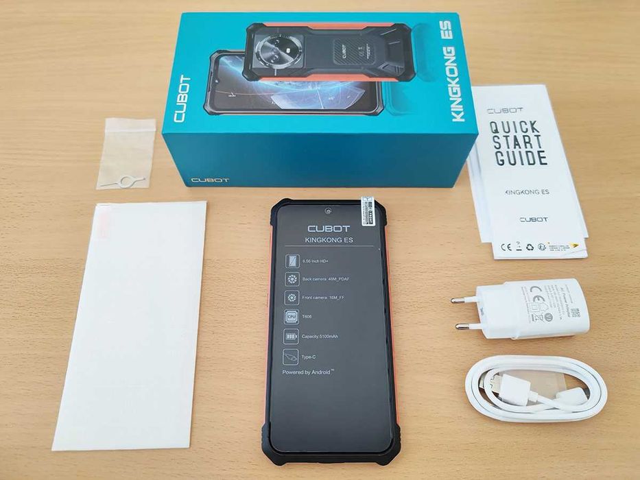 Нов Cubot Kingkong ES, удароустойчив, водоустойчив, 128гб, 6+6гб рам