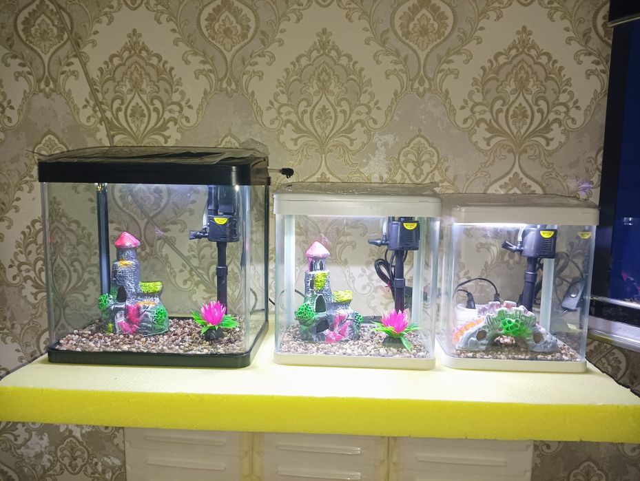 Хитой мини акрил аквариум комплект