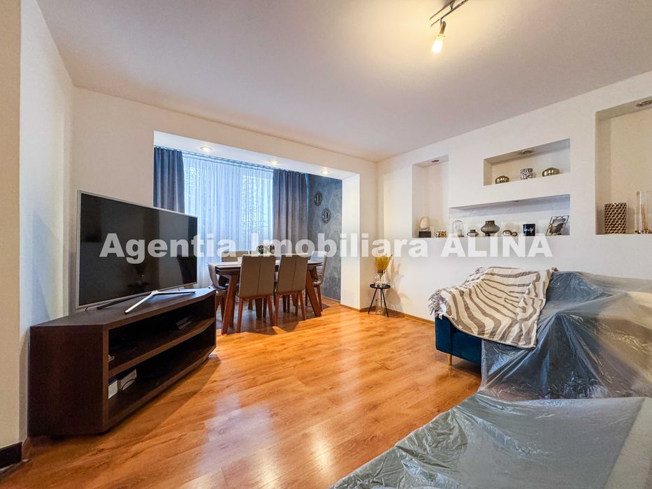 Ap. 3 camere in Deva, zona Balcescu, 115 mp, etaj 1, decomandat.