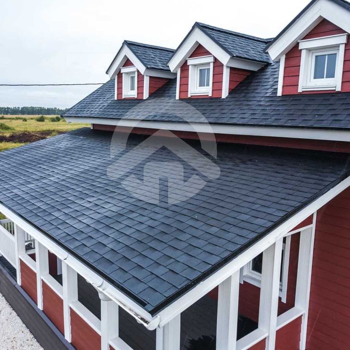 Черепица гибкая Оптима. Ондулин, металлочерепица, водосток.