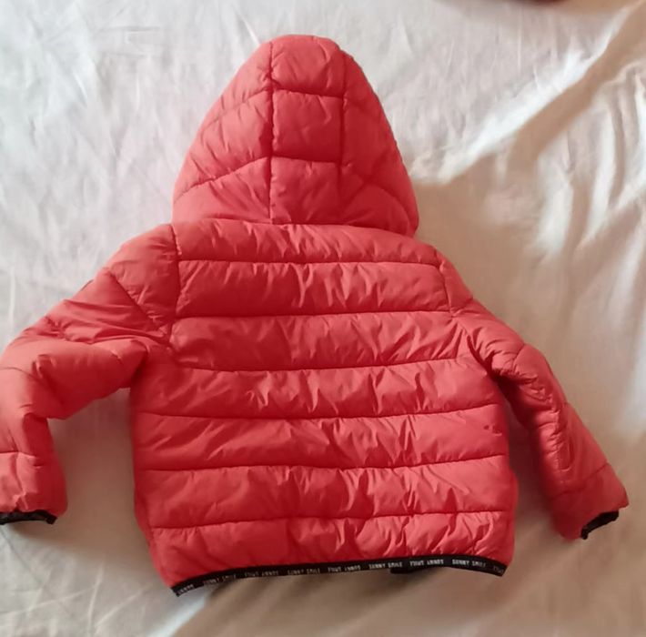 Geaca culoare frumoasa portocalie marime 92