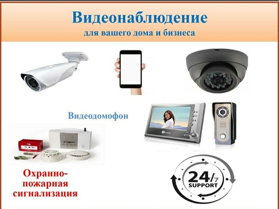 Установка видеонаблюдения