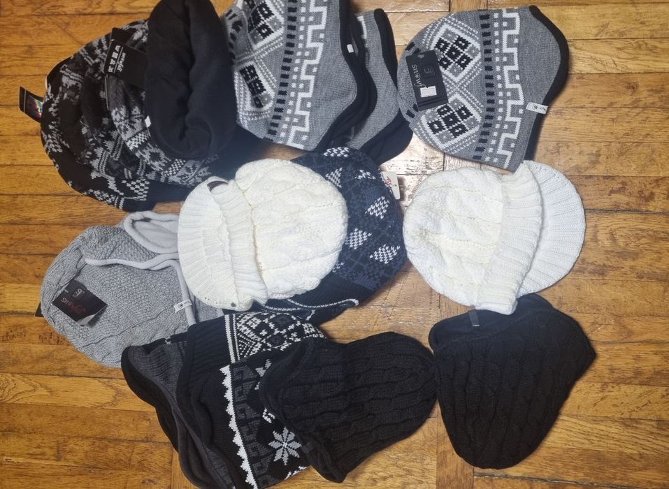 Lichidare stoc lot 72 căciuli groase, noi