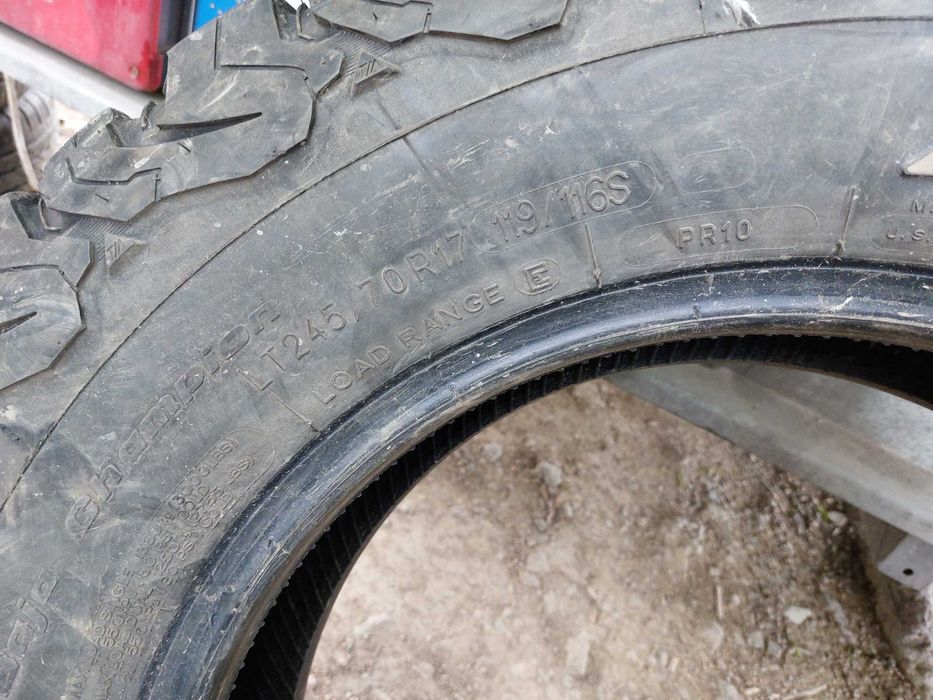 4 бр.гуми BF GOODRICH ALL-TERRAIN 245 70 17 dot1120  цената е за брой!