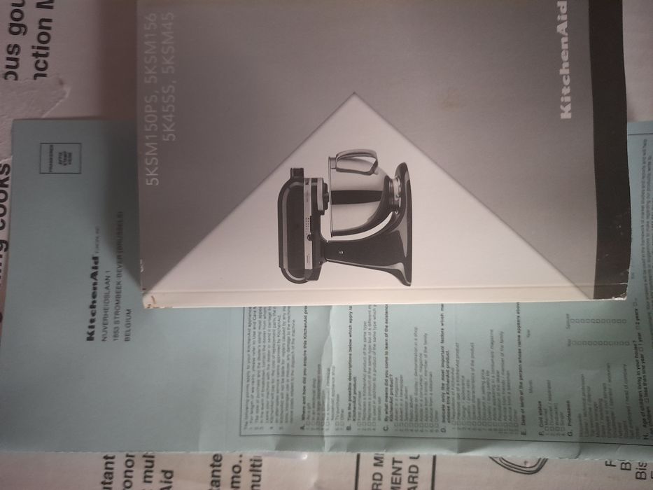 Kitchenaid mixer nou