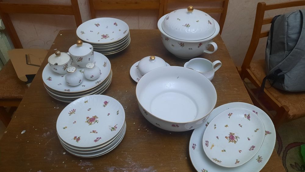 Антикварный столовый набор. ГДР