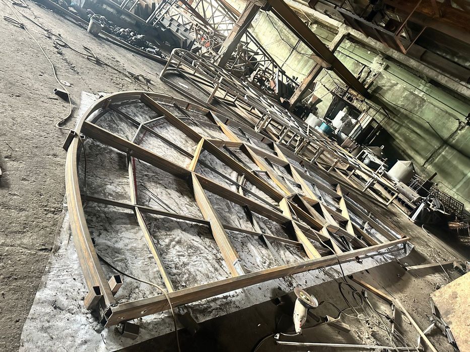 Изготовление ферм навесов