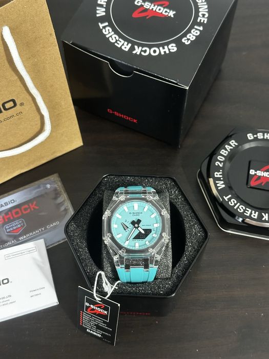 Ceas Casio G-Shock AP Mod Baby Blue Nou