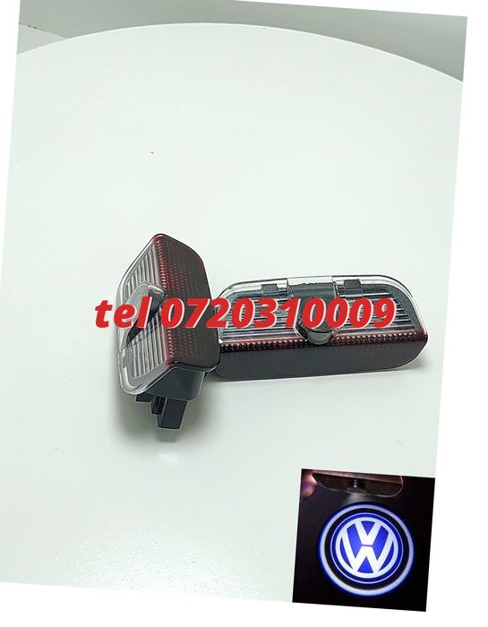 Set Proiectoare Portiere Led Logo Holograma Vw