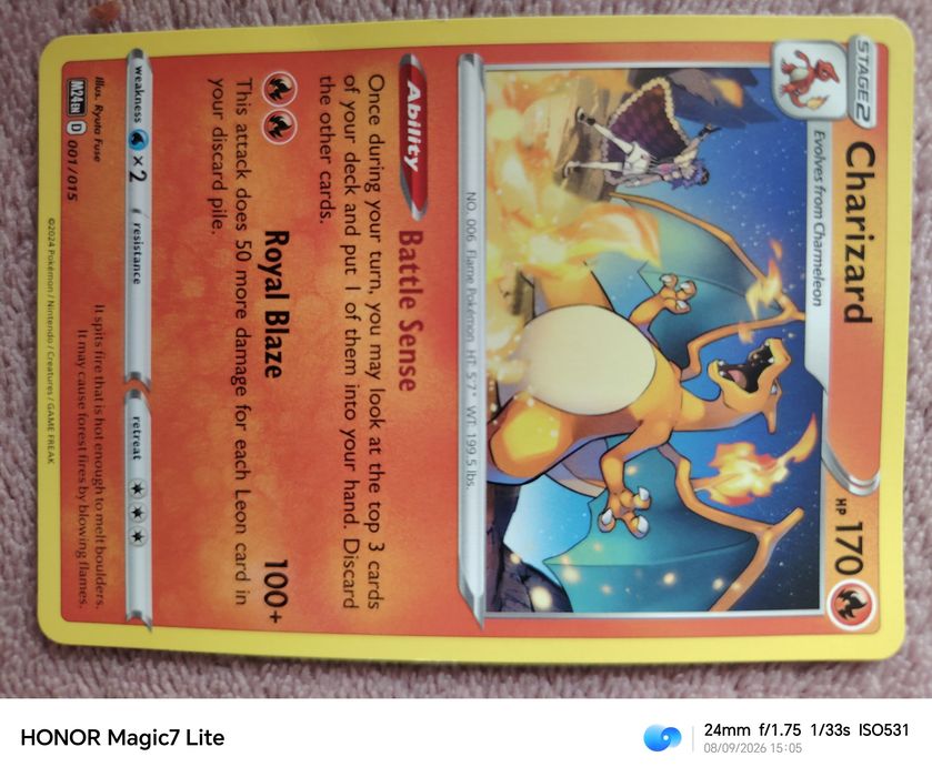 Vand card Charizard si rayquaza