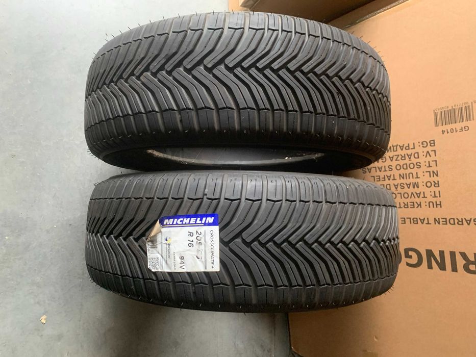 Всесезонни Гуми Michelin  205/55/16 94V extra load - 2бр чисто нови