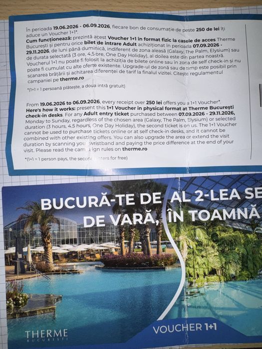 Vocher therme 1+1