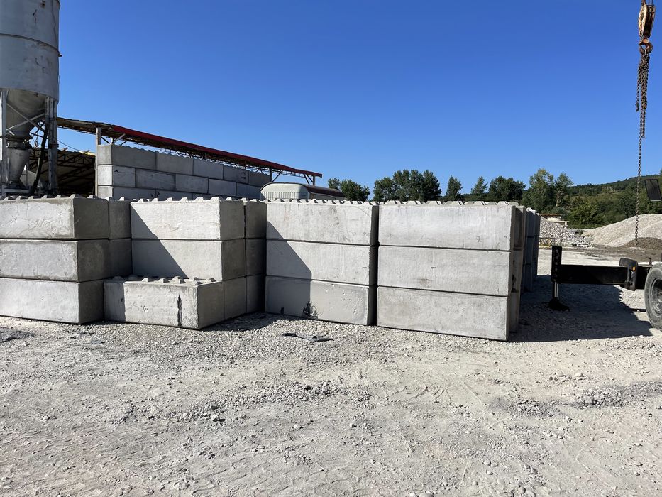 blocuri de beton, cuburi din beton, sprijinire maluri, podete,