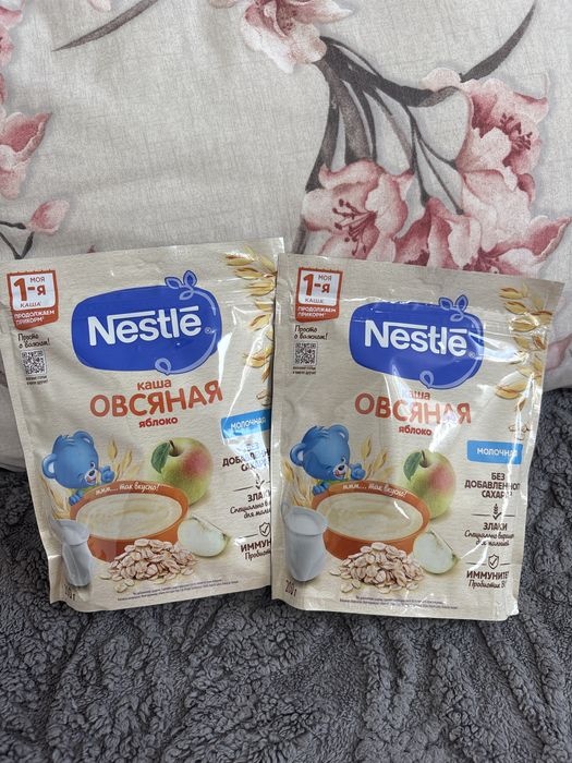 Детские молочные каши от Nestle