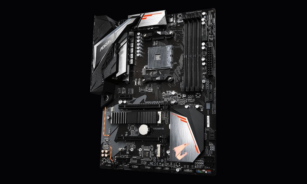 Процессор ryzen 3 3200g + материнская плата B450 aorus elite v2