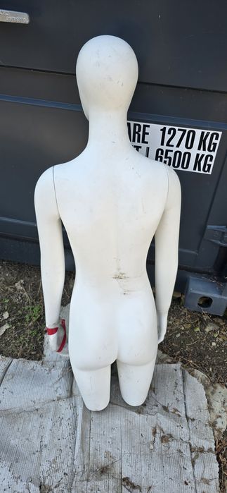 Bust manechin dama cu brate detasabile lovit/uzat- ideal pentru proiecte creative