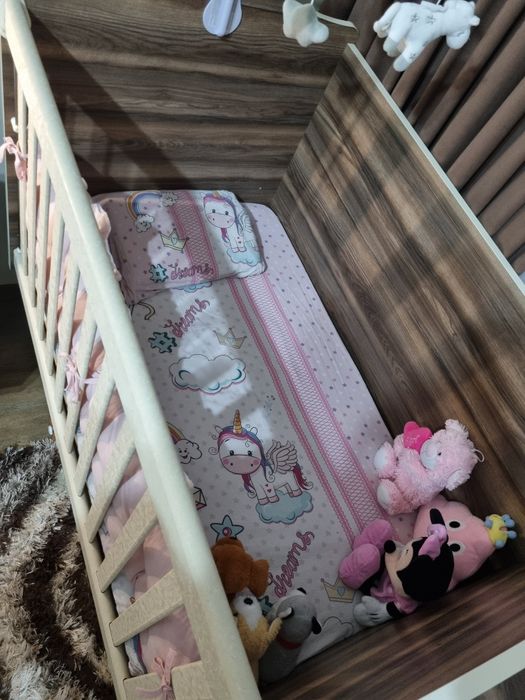 Трансформираща кошара  Легло – 65/160 см, Кош – 65/110см.