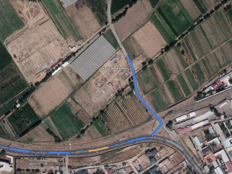 Продается 4 соток Кибрайский район от города Ташкент 0,5 км