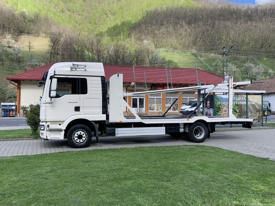 Transportor Auto Man TGM 12.290 + remorcă 4 Autoturisme