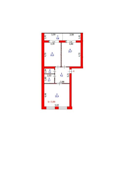 Продам 2 комн кв