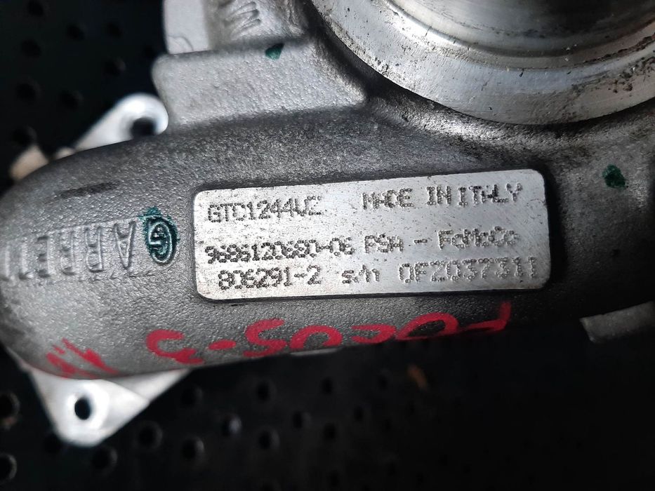 Turbina 1.6 tdci ford c-max focus 3 galaxy mondeo 4 mazda 3 volvo peugeot 208 308 508 9686120680