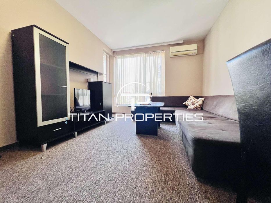 Дава се под наем Двустаен апартамент в Бургас, Славейков - 45 кв.м за 433.5 € - Снимка #1